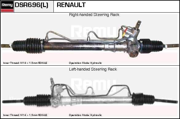 DELCO REMY Рулевой механизм DSR700L